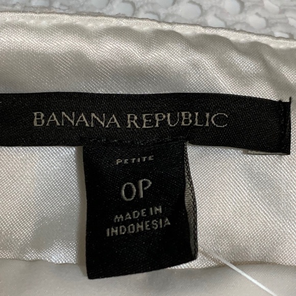 Banana Republic Dbl Layer Eyelet Lace Skirt Sz 0P - Picture 4 of 6